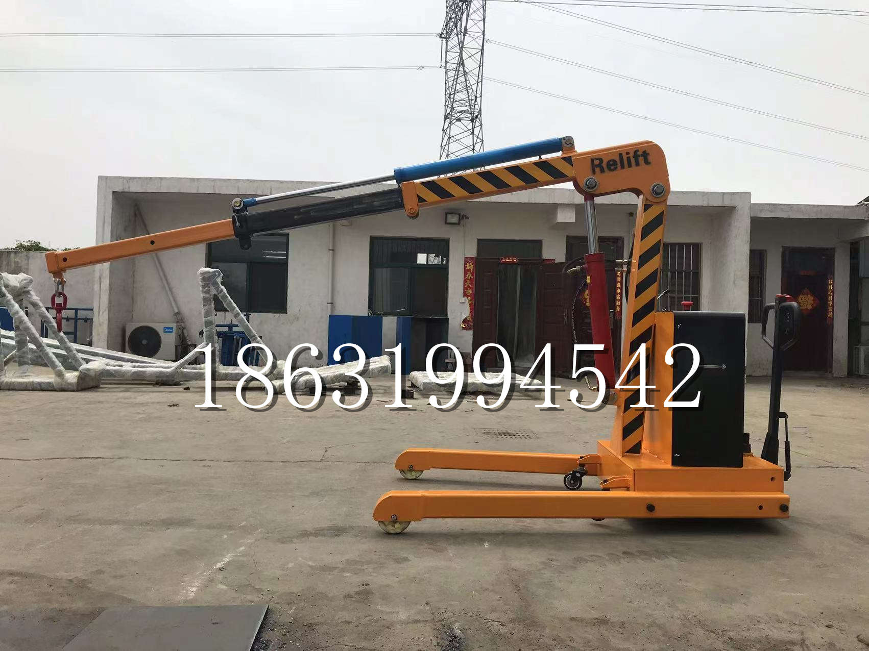 尚义县久征定做3吨三轮随车吊 农用园林绿化移树吊 平板工程用小吊机